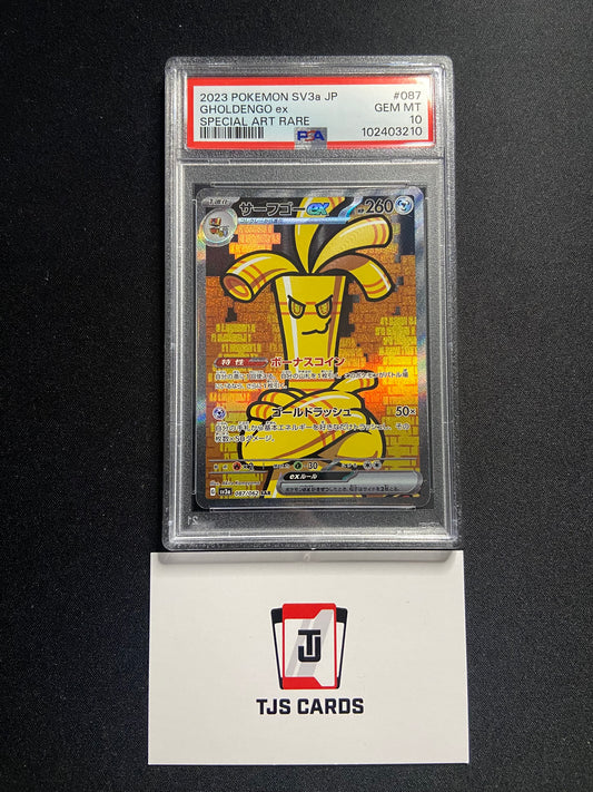 Gholdengo ex - PSA 10 - sv3a Raging Surf 087/062 - Pokemon