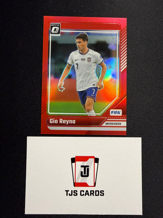 Gio Reyna - Red Optic /299 - Panini Donruss 2024/25