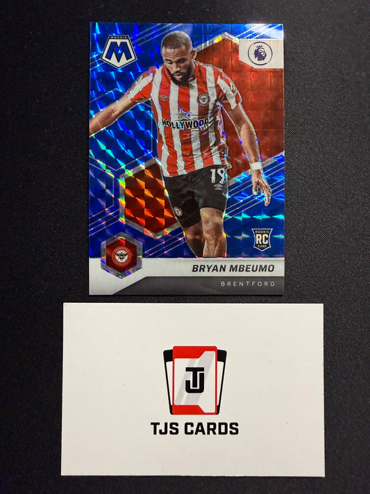 Bryan Mbeumo - Rookie Blue /99 - Panini Mosaic Premier League 2021/22