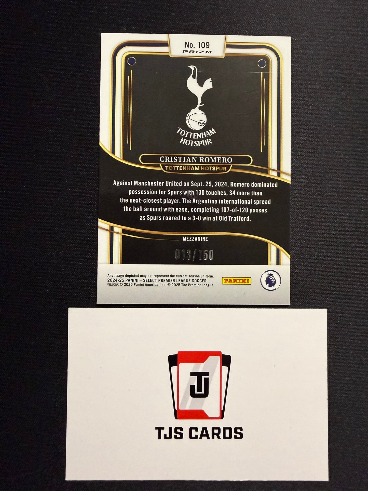 Cristian Romero - Camo /150 - Panini Select Premier League 2024/25
