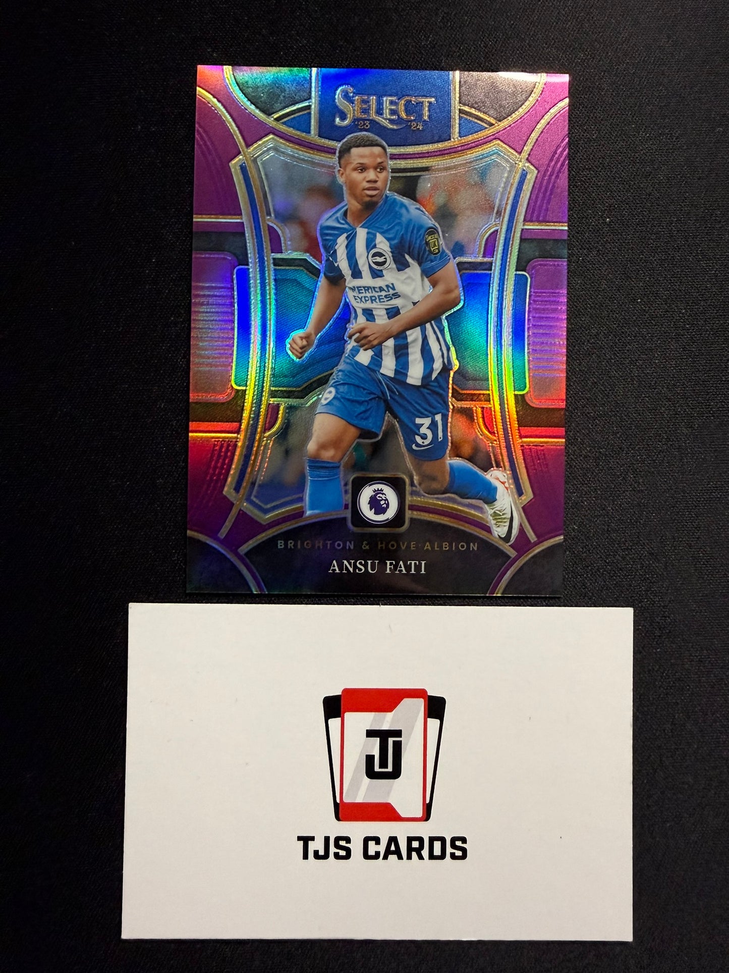 Ansu Fati - Purple /149 - Panini Select Premier League 2023/24
