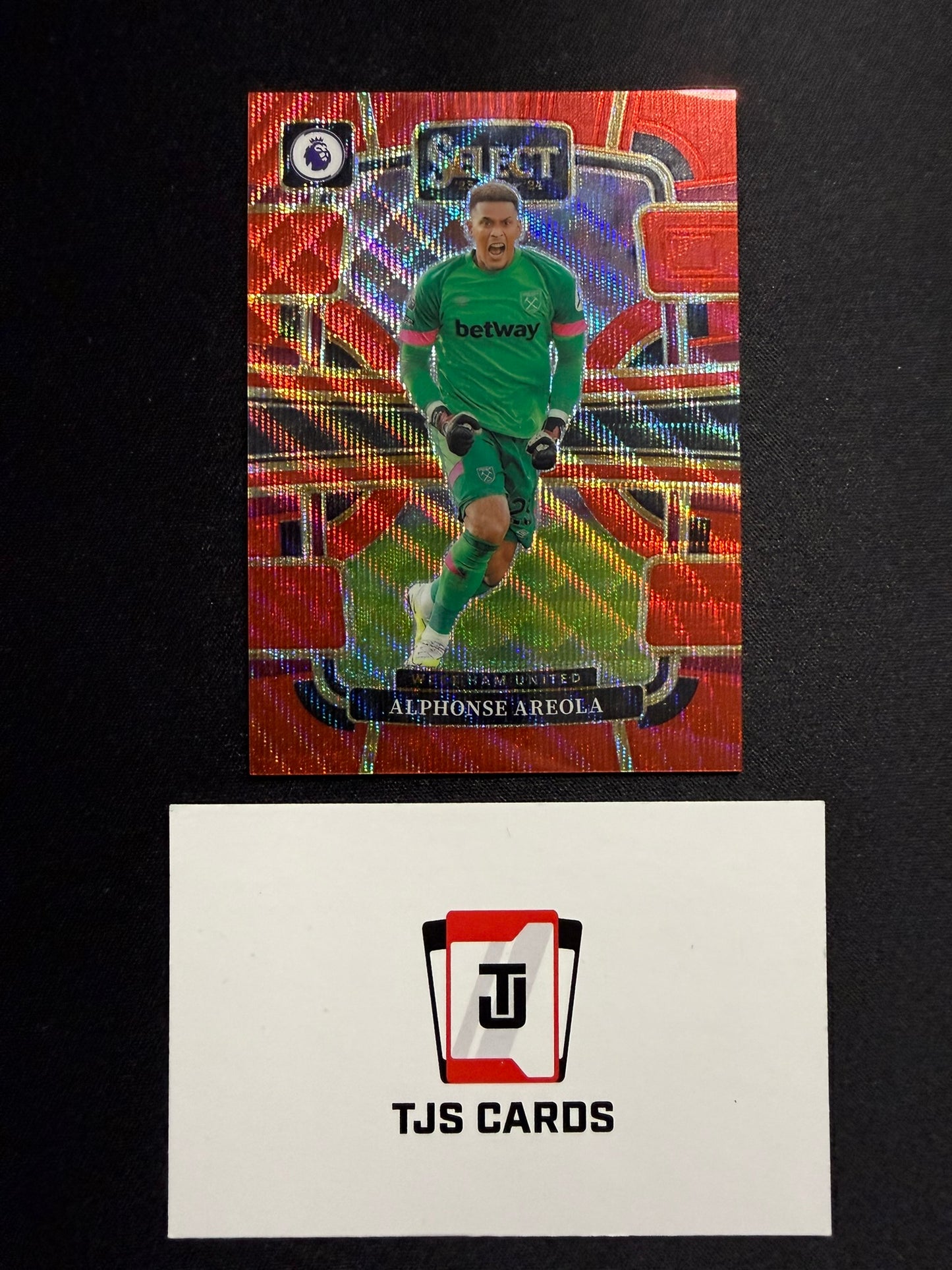 Alphonse Areola - Red Wave /149 - Panini Select Premier League 2023/24