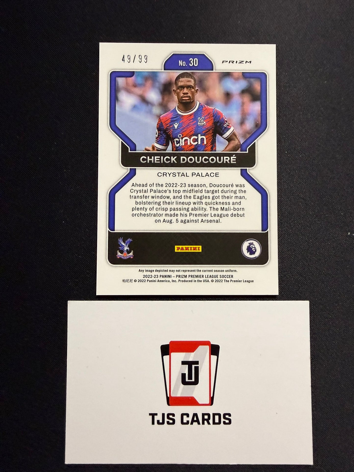 Cheick Doucoure - Rookie Red Mojo /99 - Panini Prizm Premier League 2022/23