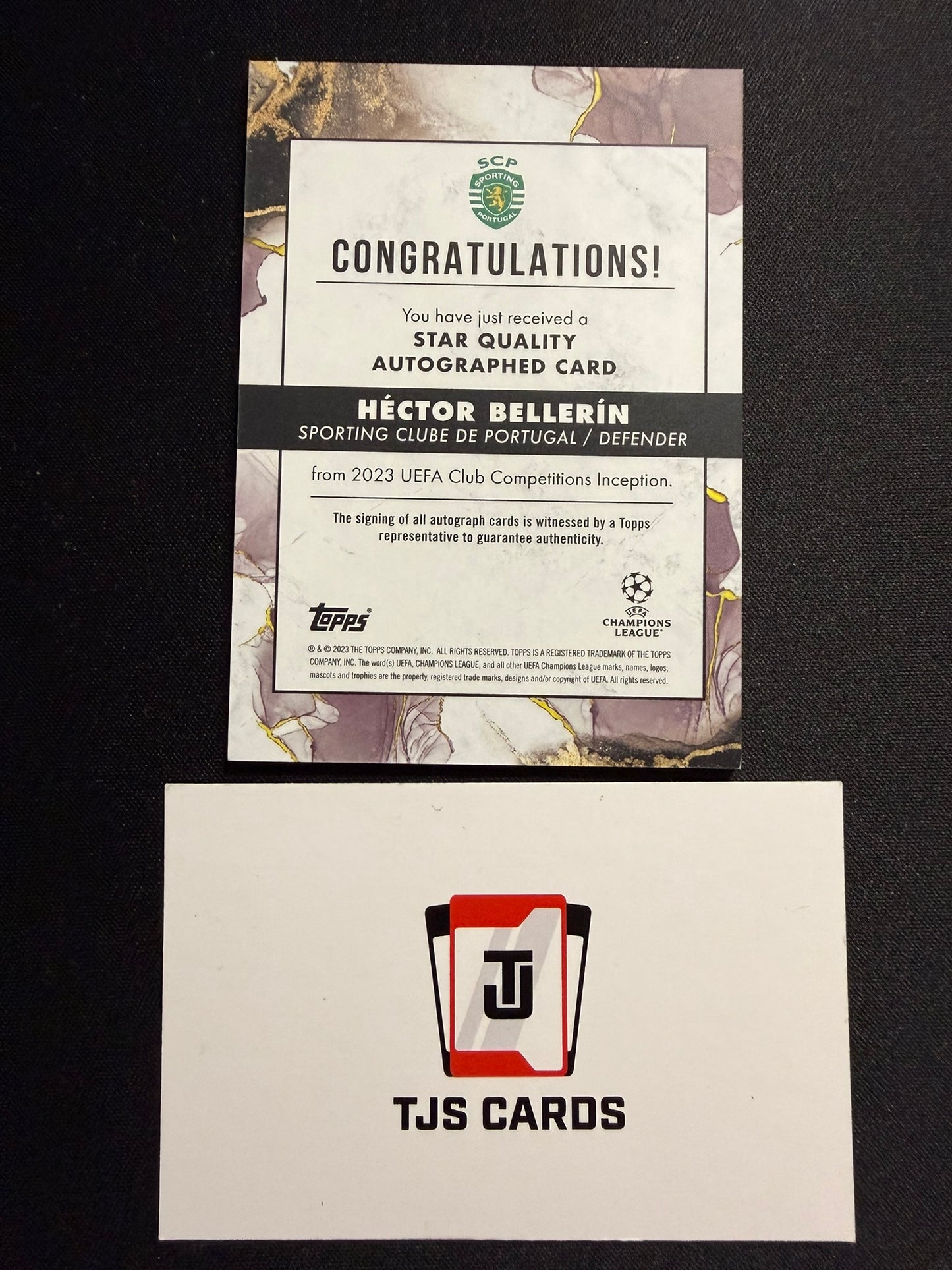 Hector Bellerin - Auto - TOPPS Inception UCC 2022/23