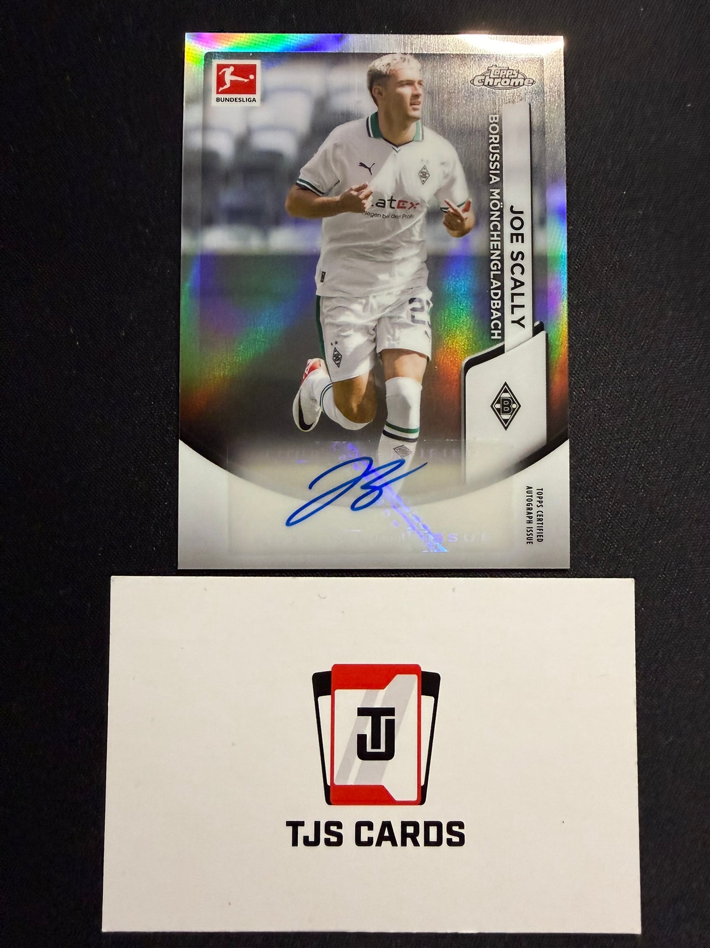 Joe Scally - Auto - TOPPS Chrome Bundesliga 2023/24