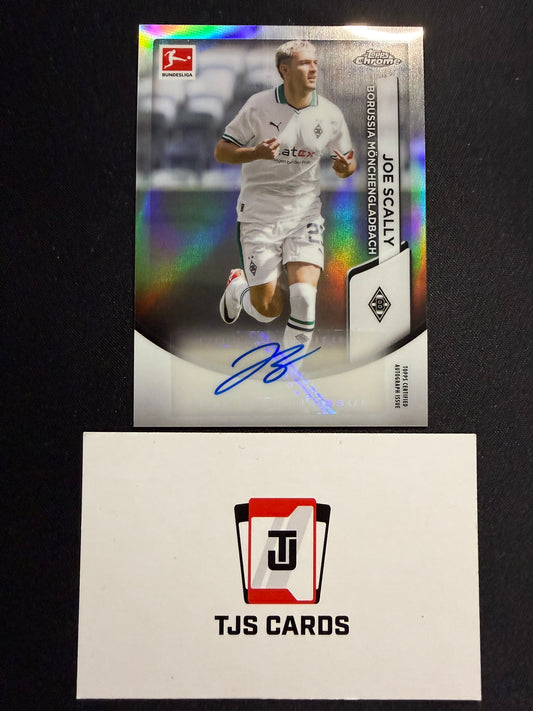 Joe Scally - Auto - TOPPS Chrome Bundesliga 2023/24