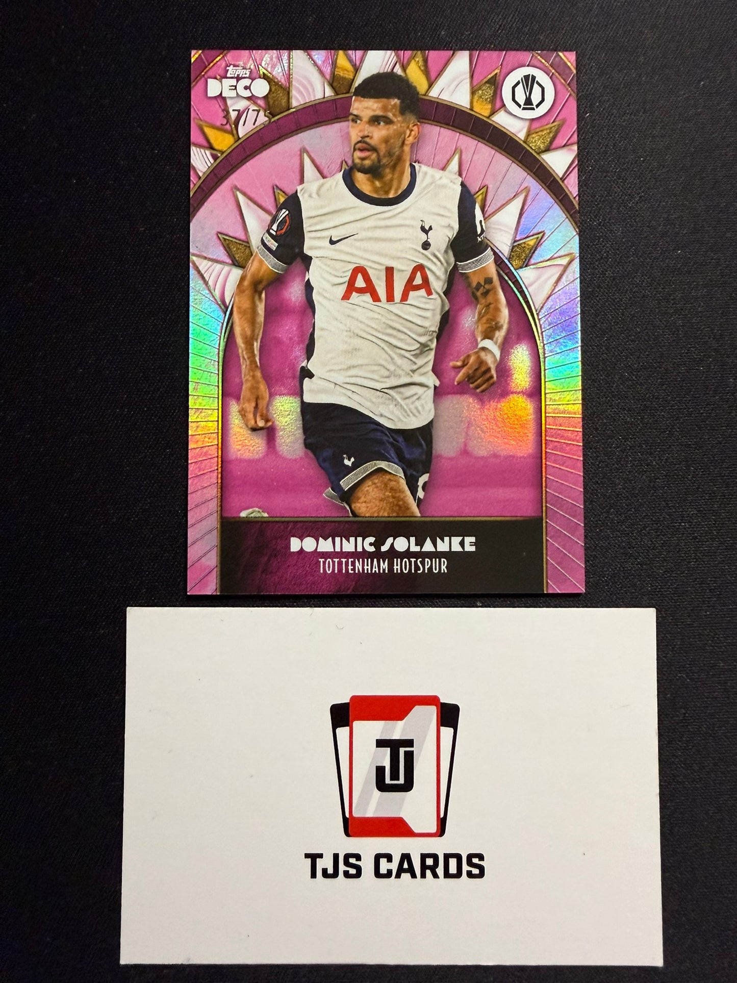 Dominic Solanke - Pink /75 - TOPPS Deco UCC 2024/25