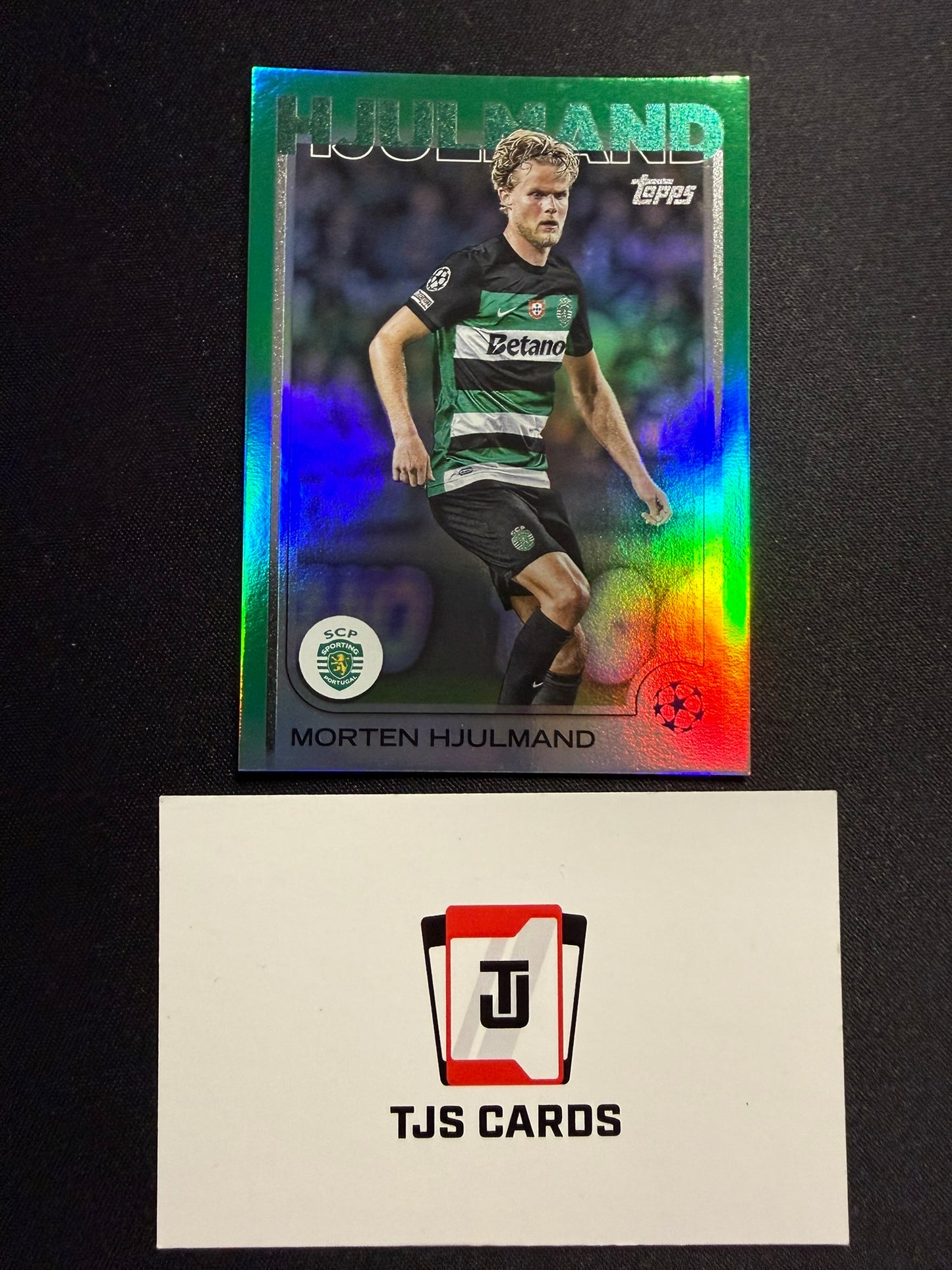 Morten Hjulmand - Green /99 - TOPPS UCC 2024/25