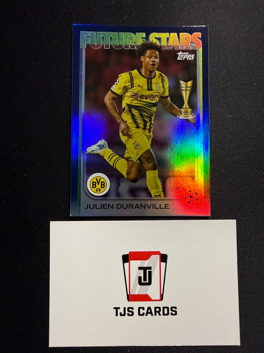 Julien Duranville - Navy Blue /275 - TOPPS UCC 2024/25