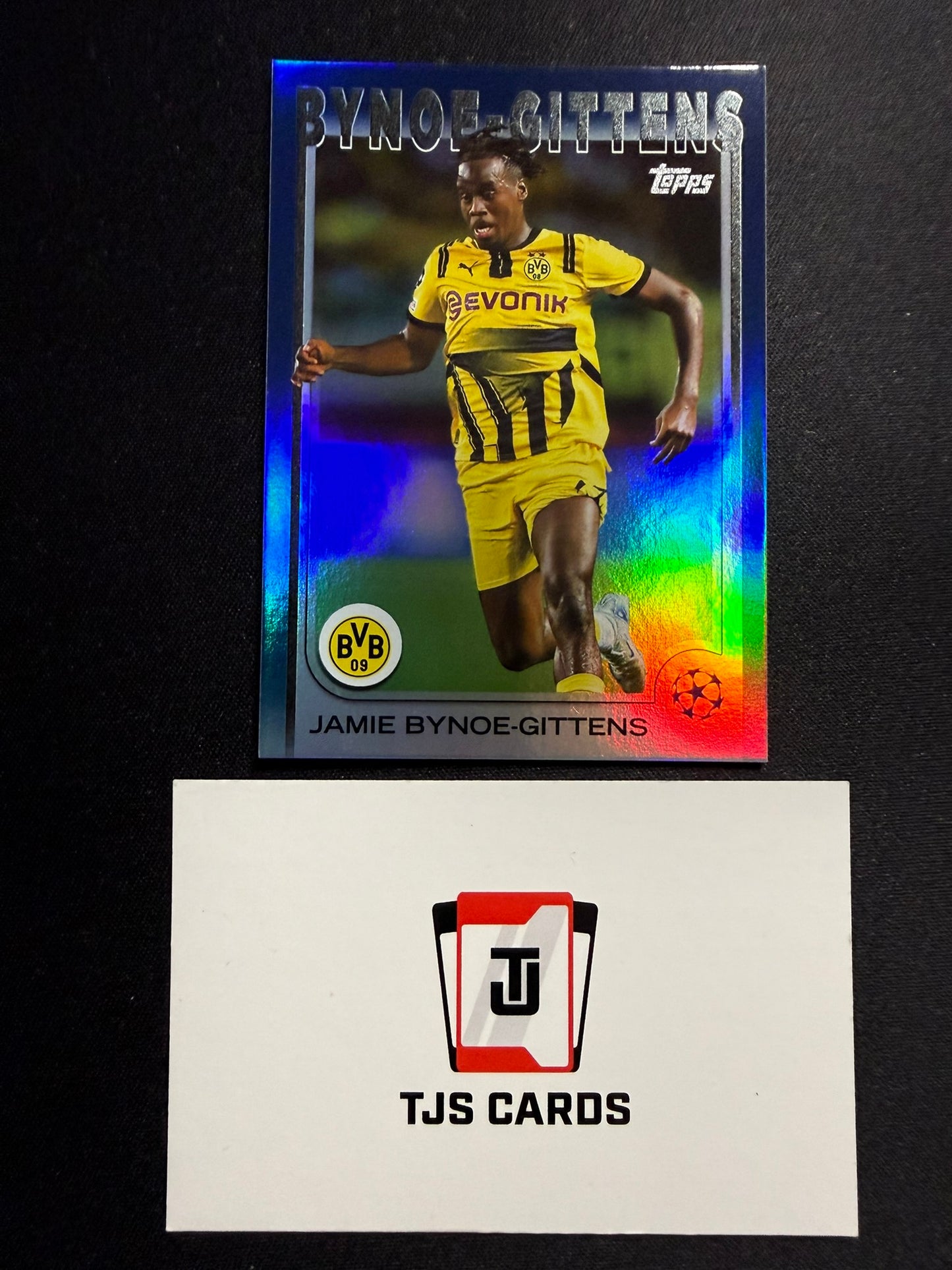 Jamie Bynoe-Gittens - Navy Blue /275 - TOPPS UCC 2024/25