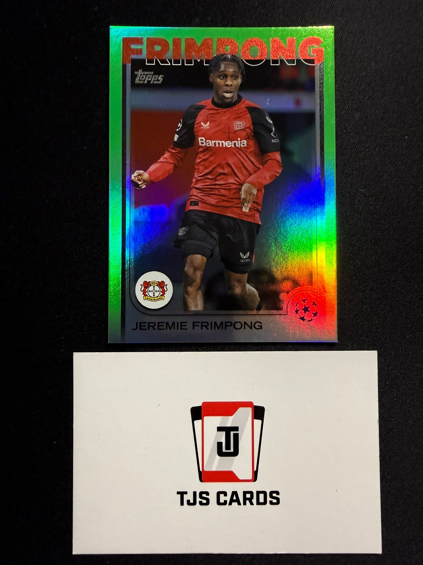 Jeremie Frimpong - Neon Green /199 - TOPPS UCC 2024/25