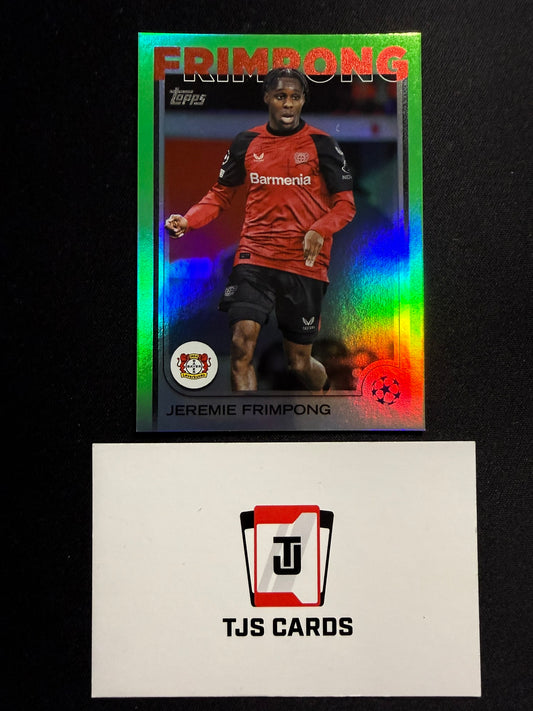 Jeremie Frimpong - Neon Green /199 - TOPPS UCC 2024/25