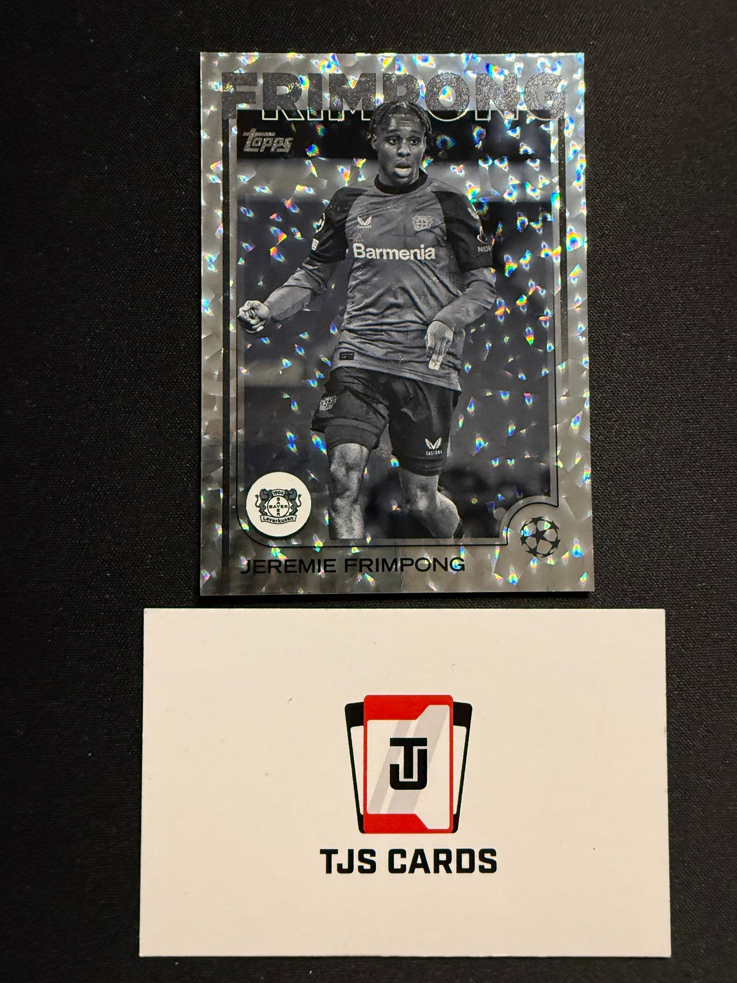 Jeremie Frimpong - Black & White Icy /150 - TOPPS UCC 2024/25