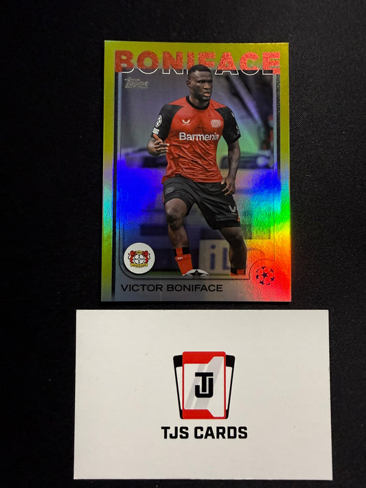 Victor Boniface - Yellow /175 - TOPPS UCC 2024/25