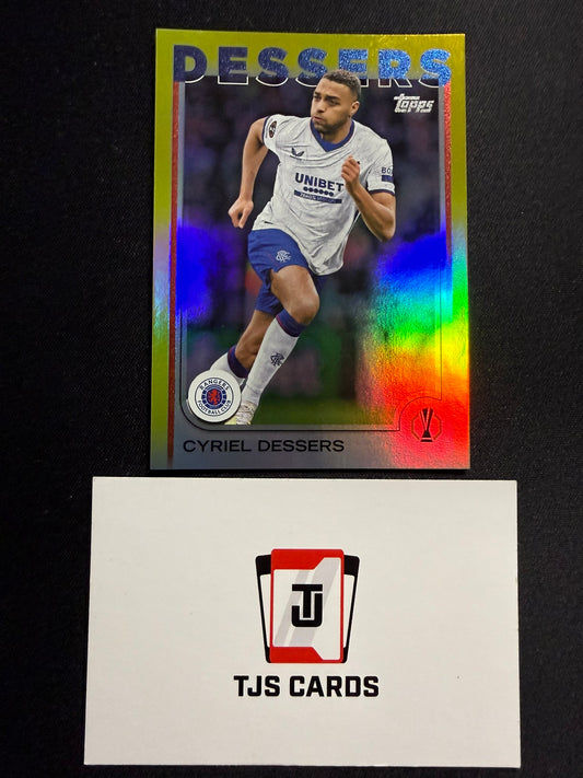 Cyriel Dessers - Yellow /175 - TOPPS UCC 2024/25