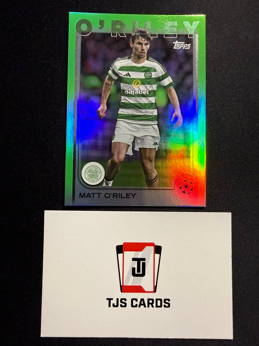 Matt O'Riley - Neon Green /199 - TOPPS UCC 2024/25