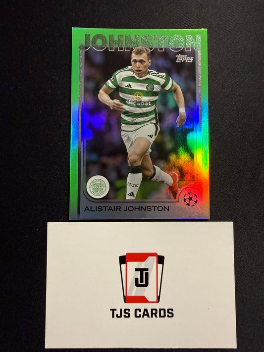 Alistair Johnston - Neon Green /199 - TOPPS UCC 2024/25