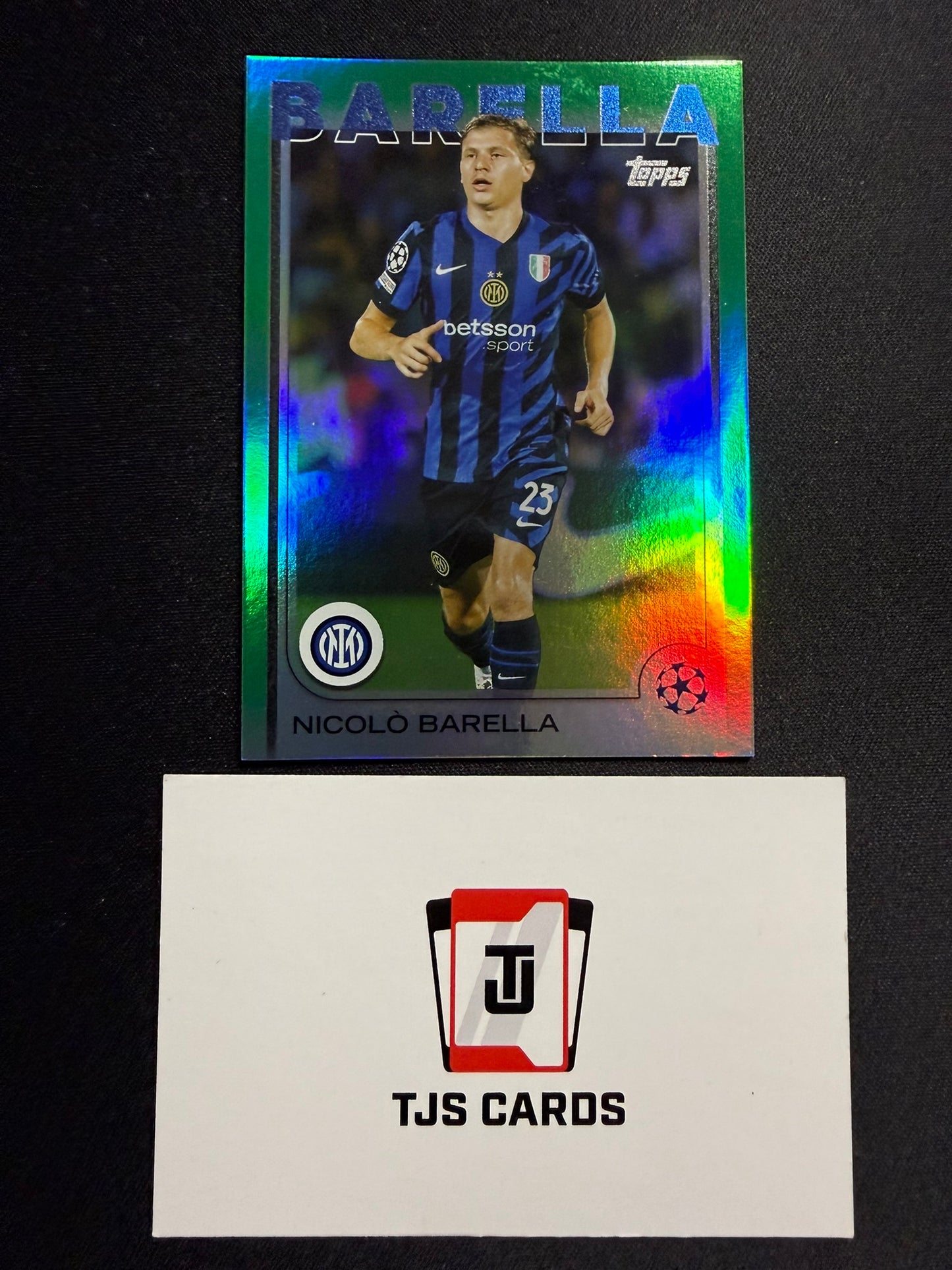 Nicolo Barella - Green /99 - TOPPS UCC 2024/25