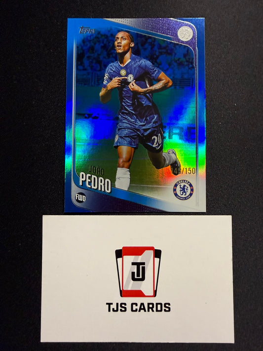 Joao Pedro - Blue /150 - TOPPS UCC 2025/26