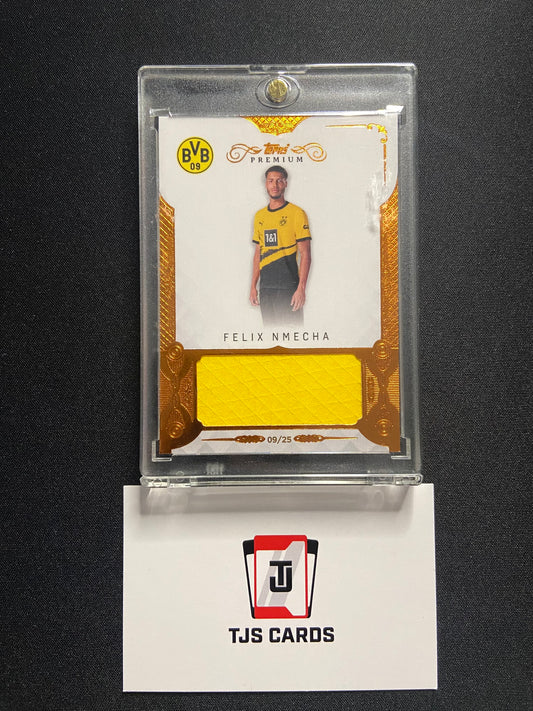 Felix Nmecha - Match-Worn Patch /25 - TOPPS BvB Premium 2023/24