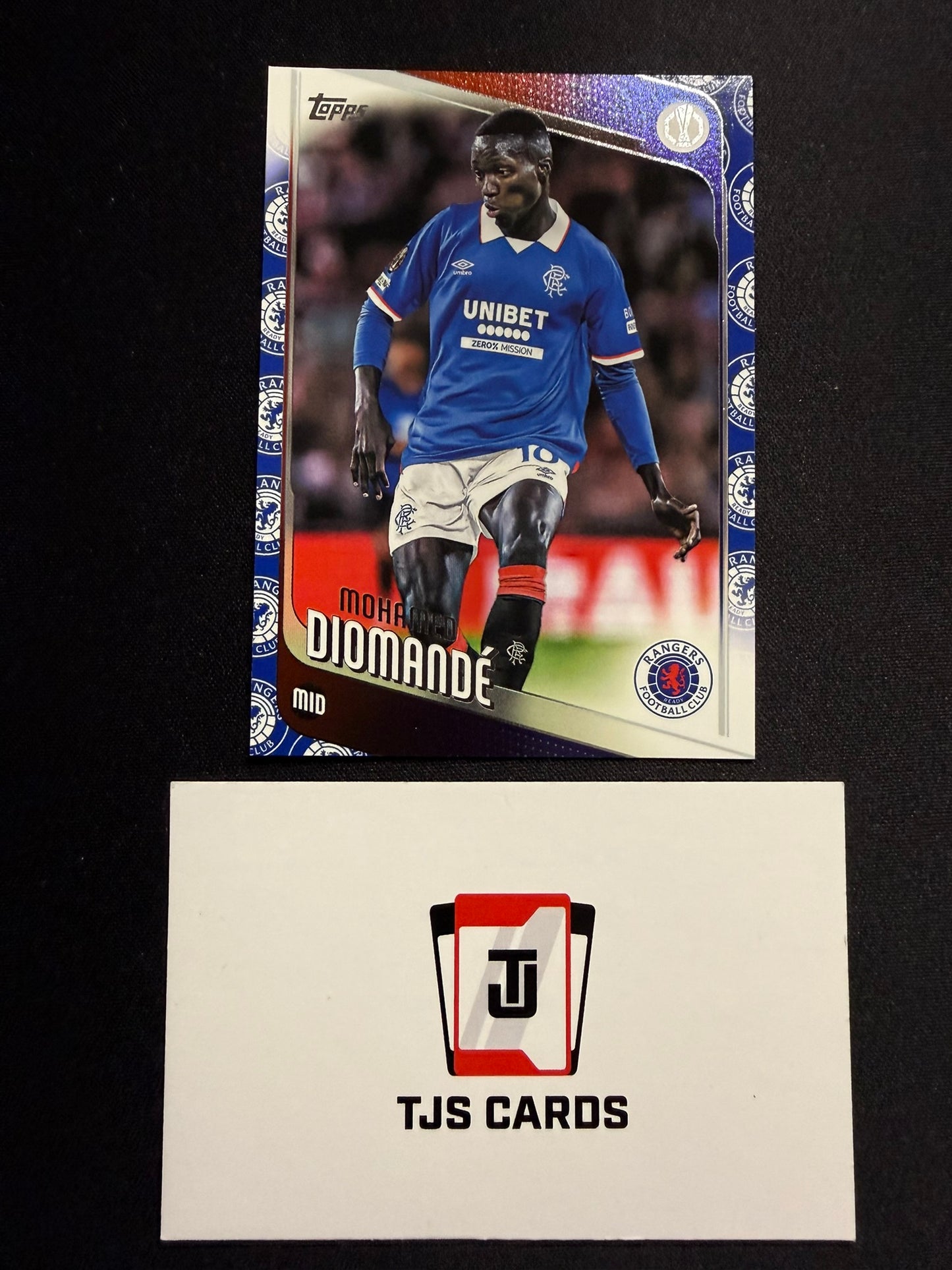 Mohamed Diomande - Team Logo Borders SSP - TOPPS UCC 2025/26