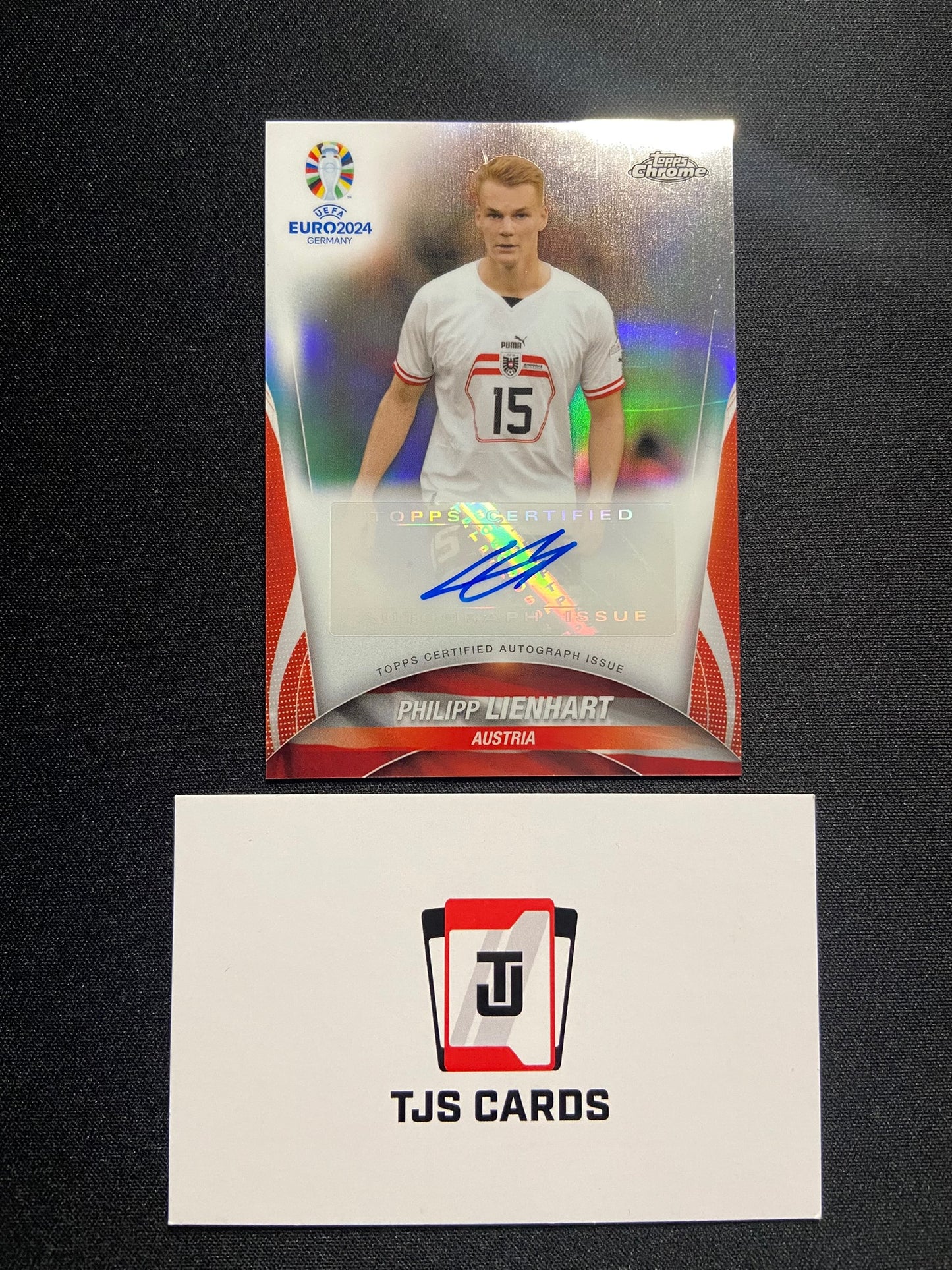 Philipp Lienhart - Auto - TOPPS UEFA Euro Chrome 2024