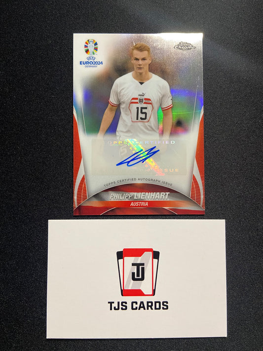 Philipp Lienhart - Auto - TOPPS UEFA Euro Chrome 2024