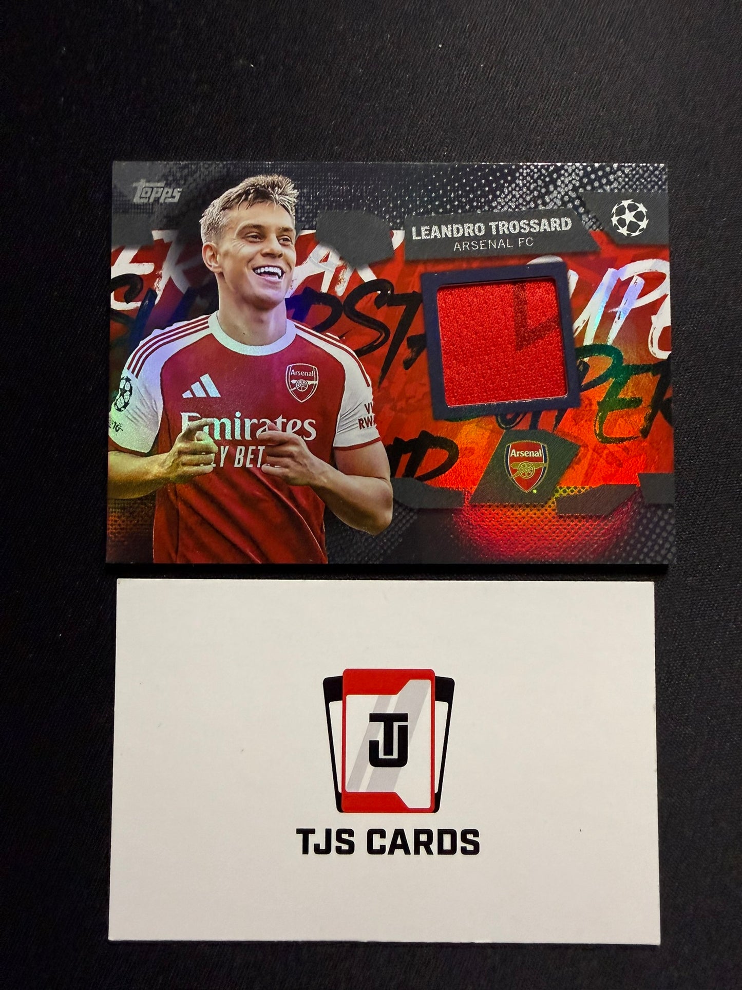 Leandro Trossard - Player-Worn Patch - TOPPS UCC 2025/26