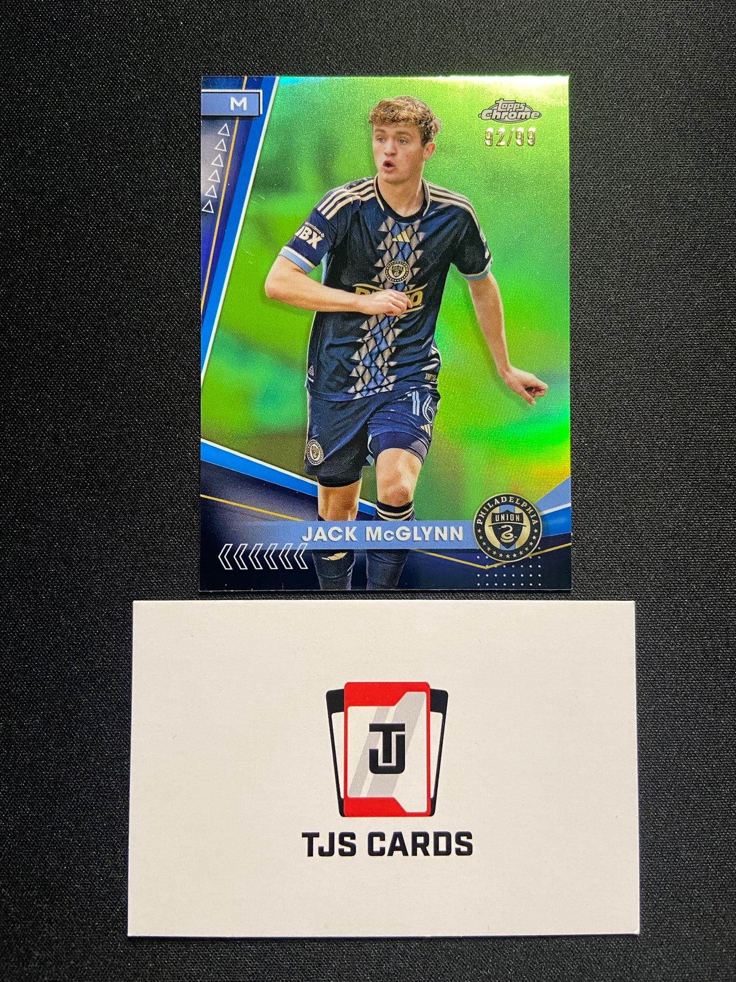 Jack McGlynn - Green /99 - TOPPS MLS Chrome 2024