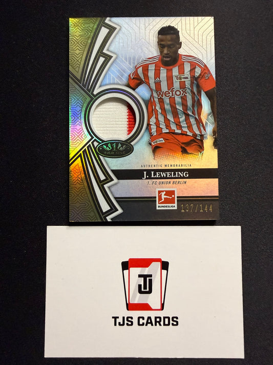 Jamie Leweling - Patch /144 - TOPPS Bundesliga Tier One 2022/23