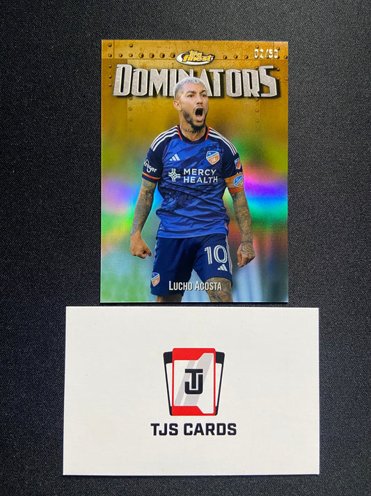 Lucho Acosta - Gold Dominators /50 - TOPPS MLS Finest 2024