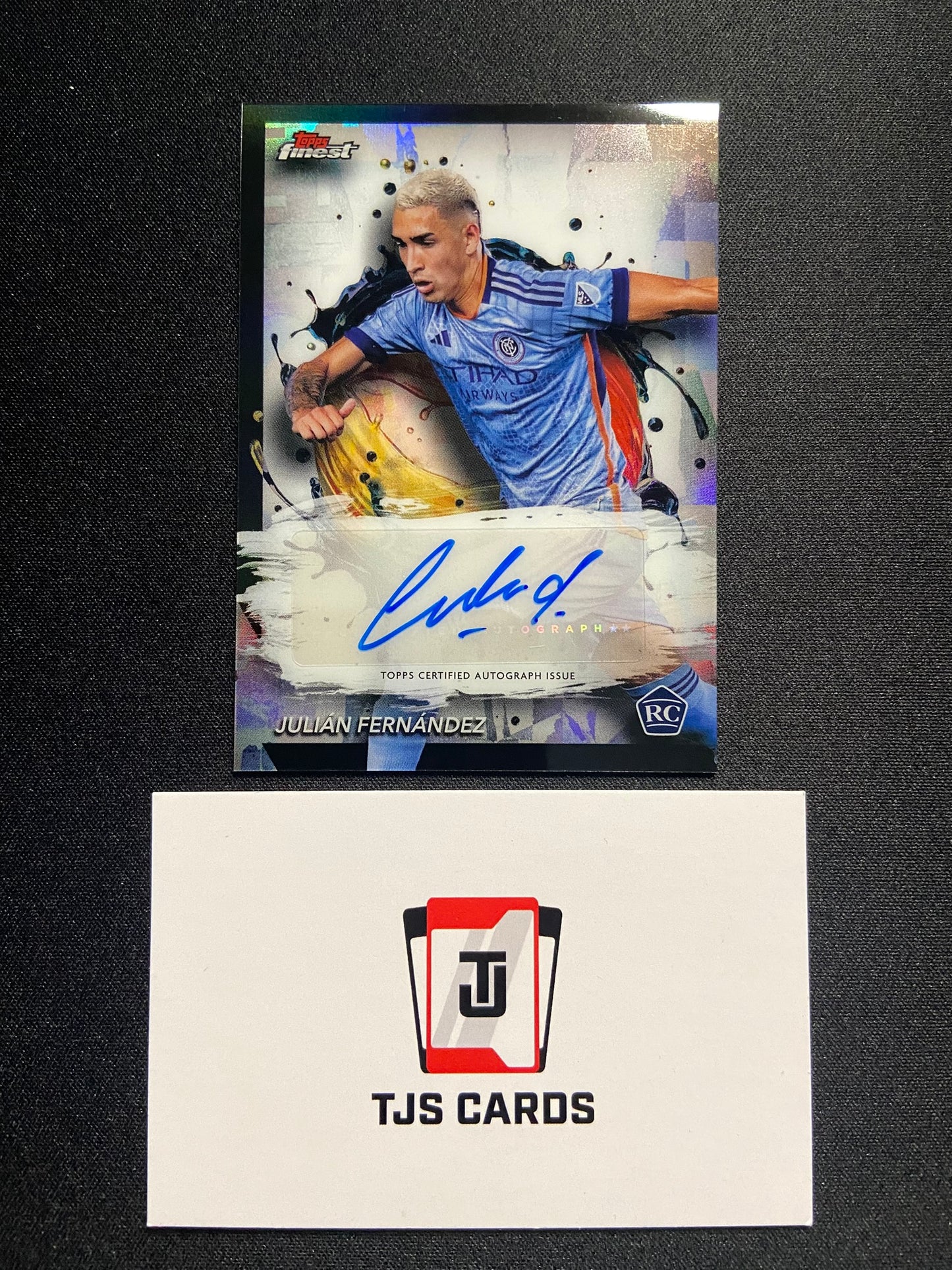 Julian Fernandez - Rookie Auto - TOPPS MLS Finest 2024