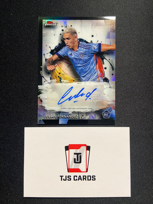 Julian Fernandez - Rookie Auto - TOPPS MLS Finest 2024