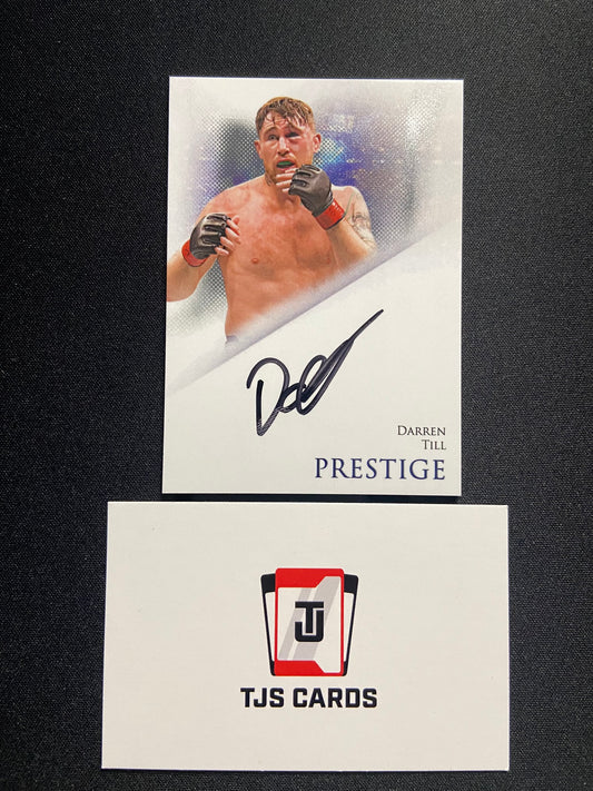 Darren Till - On-Card Auto /4 - Futera Best Of British 2024/25