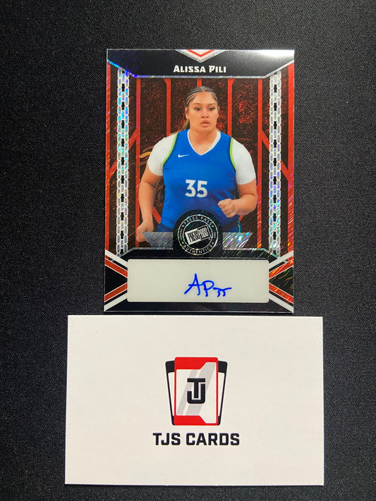 Alissa Pili - Red Shimmer Auto /4 - Leaf Metal 2024