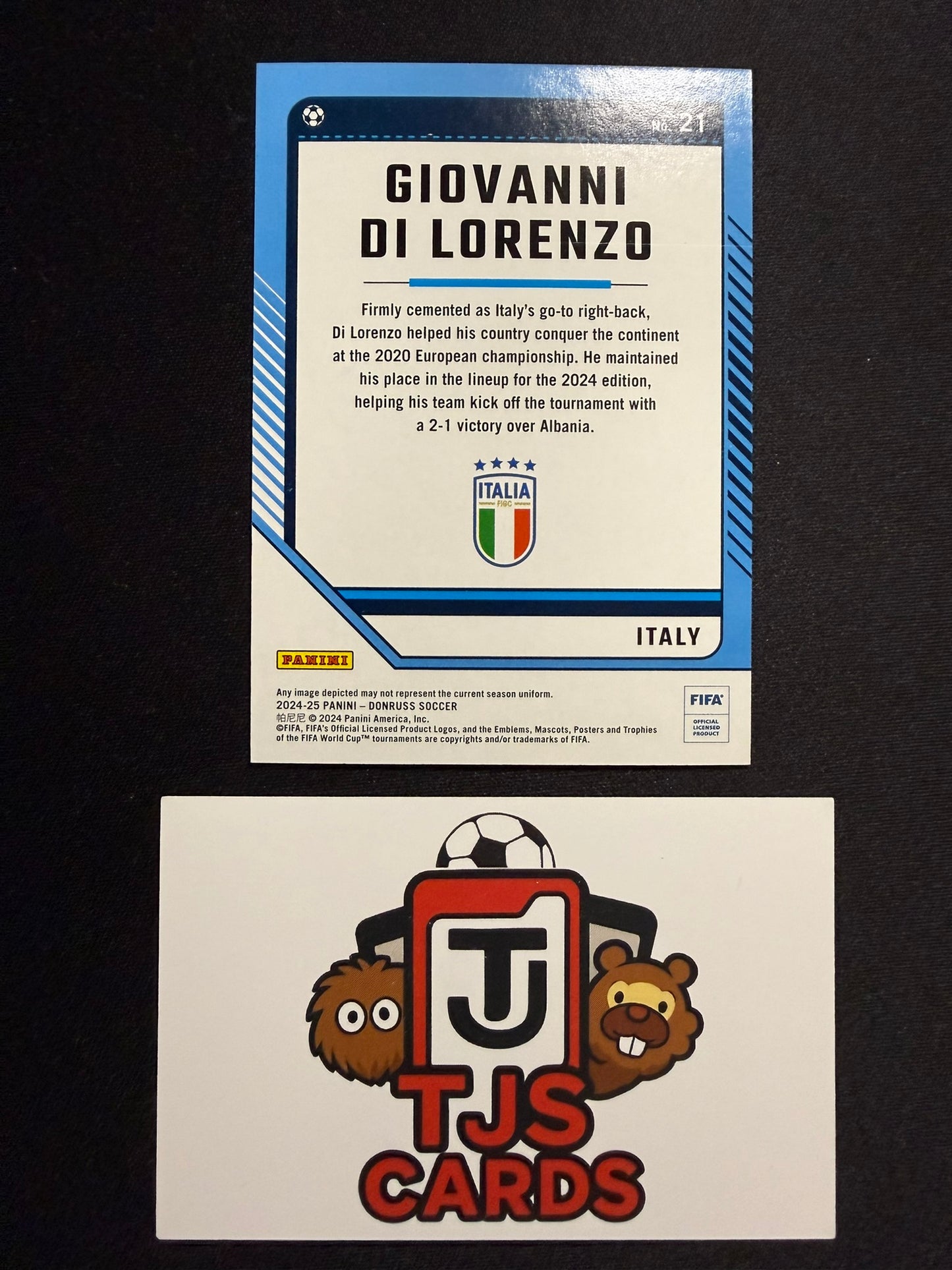Giovanni Do Lorenzo - Teal /199 - Panini Donruss 2024/25