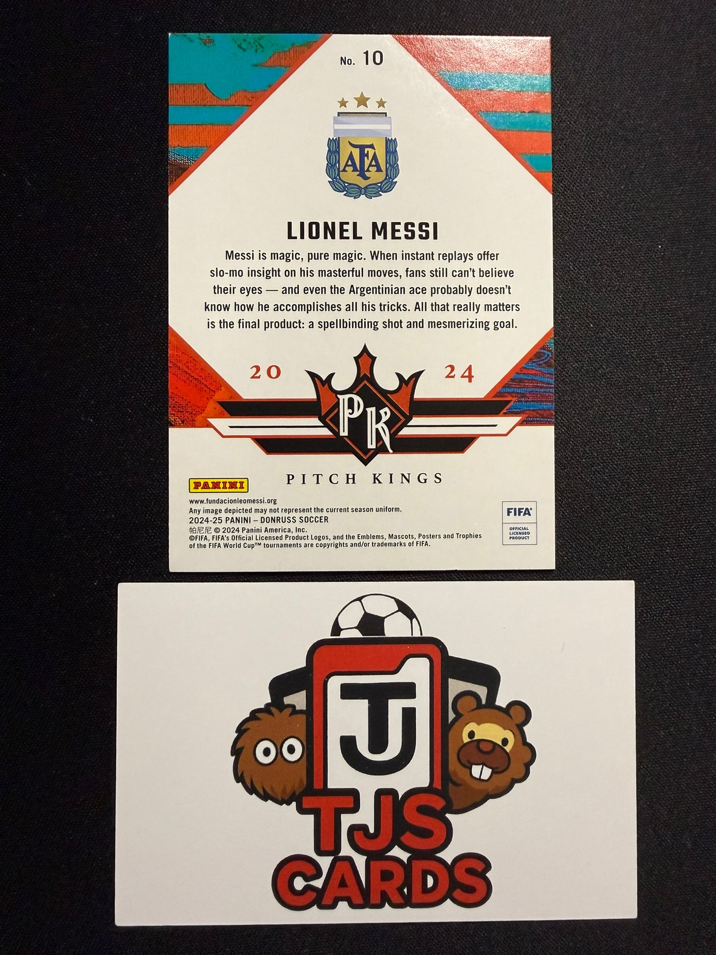 Lionel Messi - Silver Pitch Kings SP - Panini Donruss 2024/25