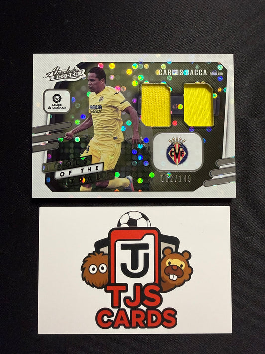 Carlos Bacca - Tools Of The Trade Match-Worn Dual Patch /149 - Panini Chronicles Absolute 2020/21