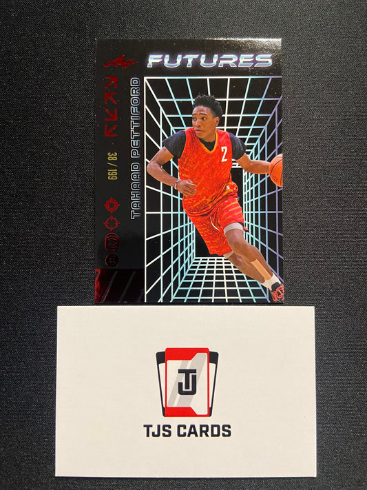 Tahaad Pettiford - Red /199 - Leaf Futures 2024