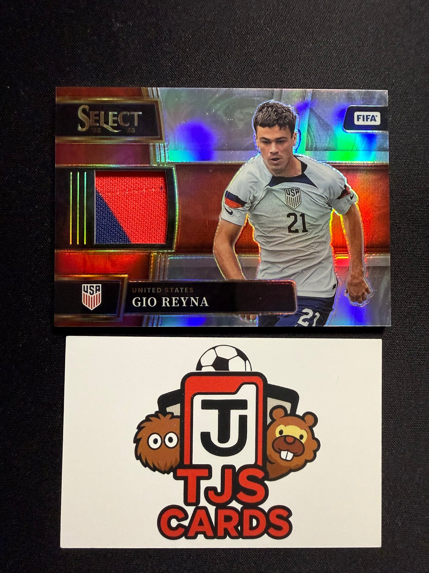 Gio Reyna - Patch - Panini Select FIFA 2022/23
