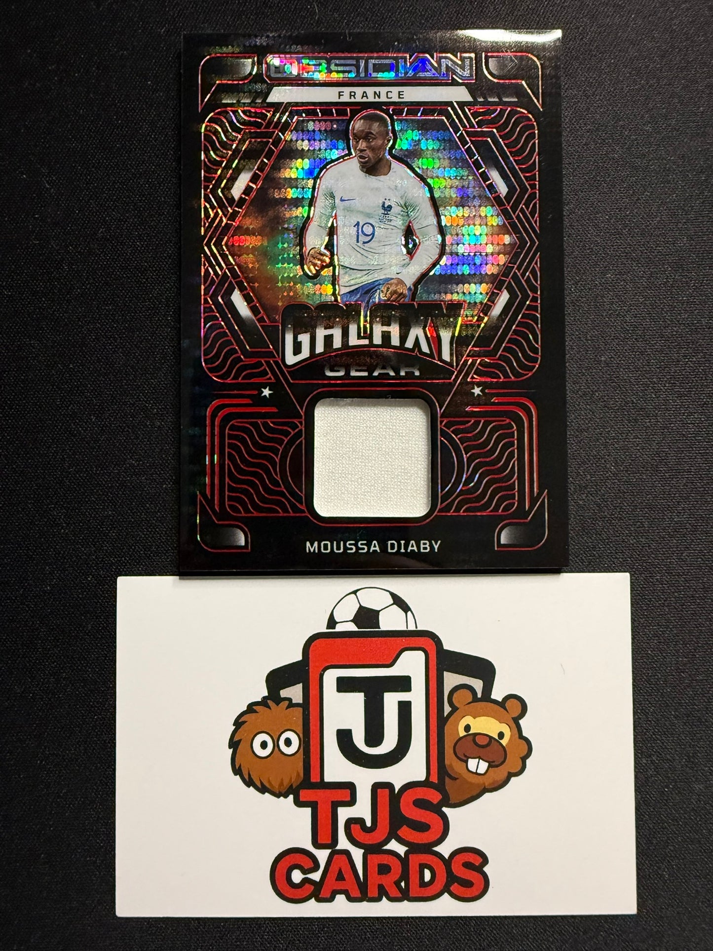 Moussa Diaby - Galaxy Gear Patch /44 - Panini Obsidian 2022/23