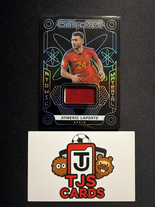 Aymeric Laporte - Atomic Material /199 - Panini Obsidian 2022/23