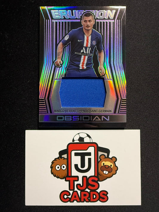 Marco Verratti - Eruption Player-Worn Patch /75 - Panini Obsidian 2019/20