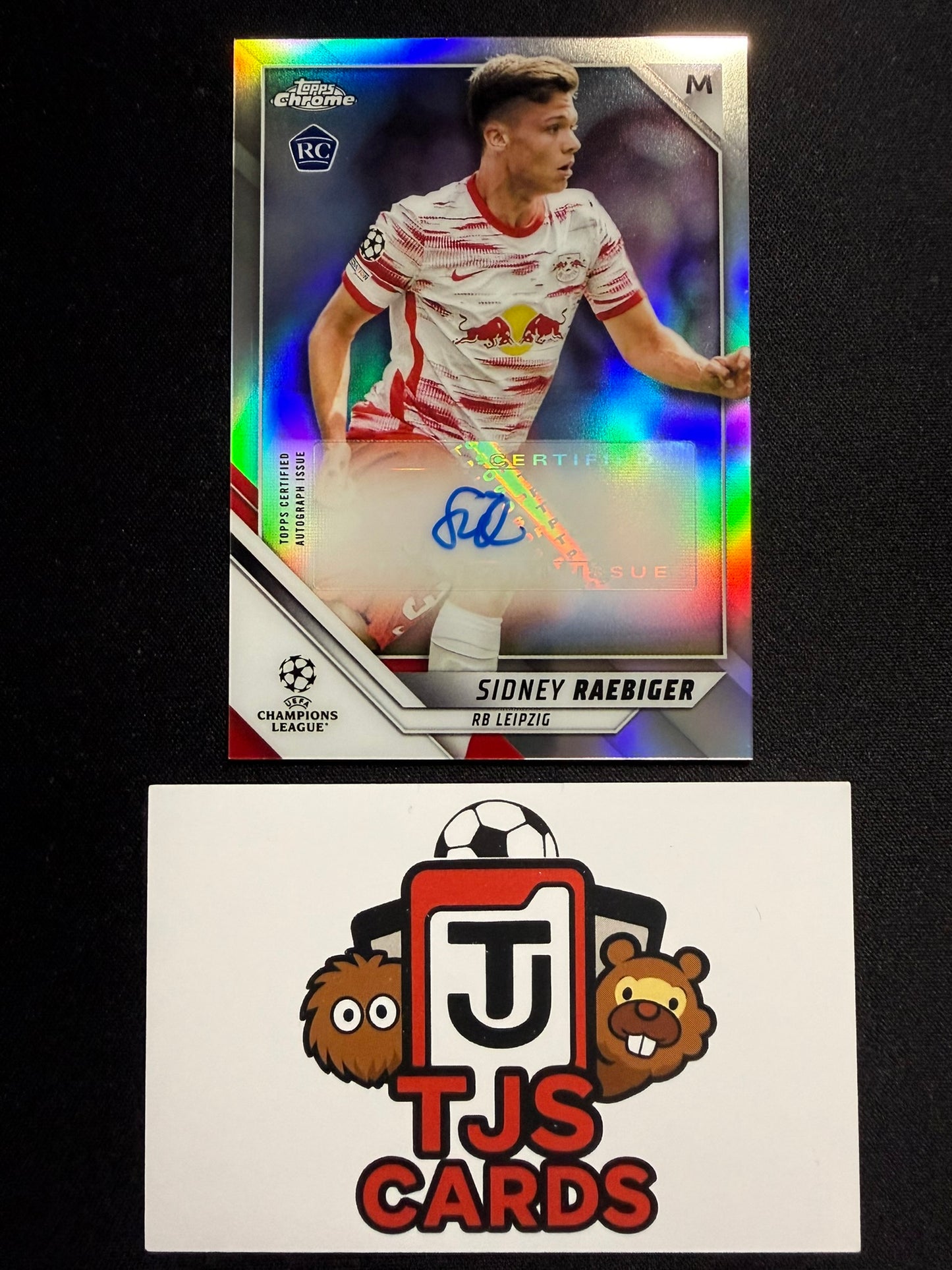 Sidney Raebiger - Rookie Auto - TOPPS Chrome UCL 2021/22