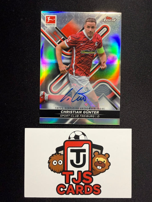 Christian Gunter - Auto - TOPPS Bundesliga Finest 2021/22