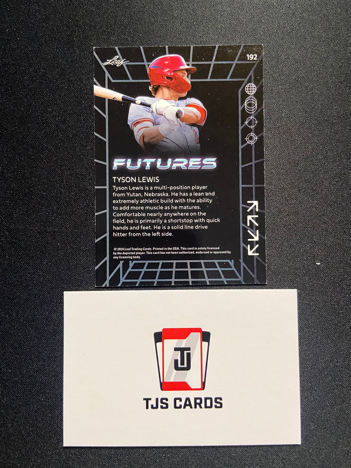 Tyson Lewis - Green /99 - Leaf Futures 2024
