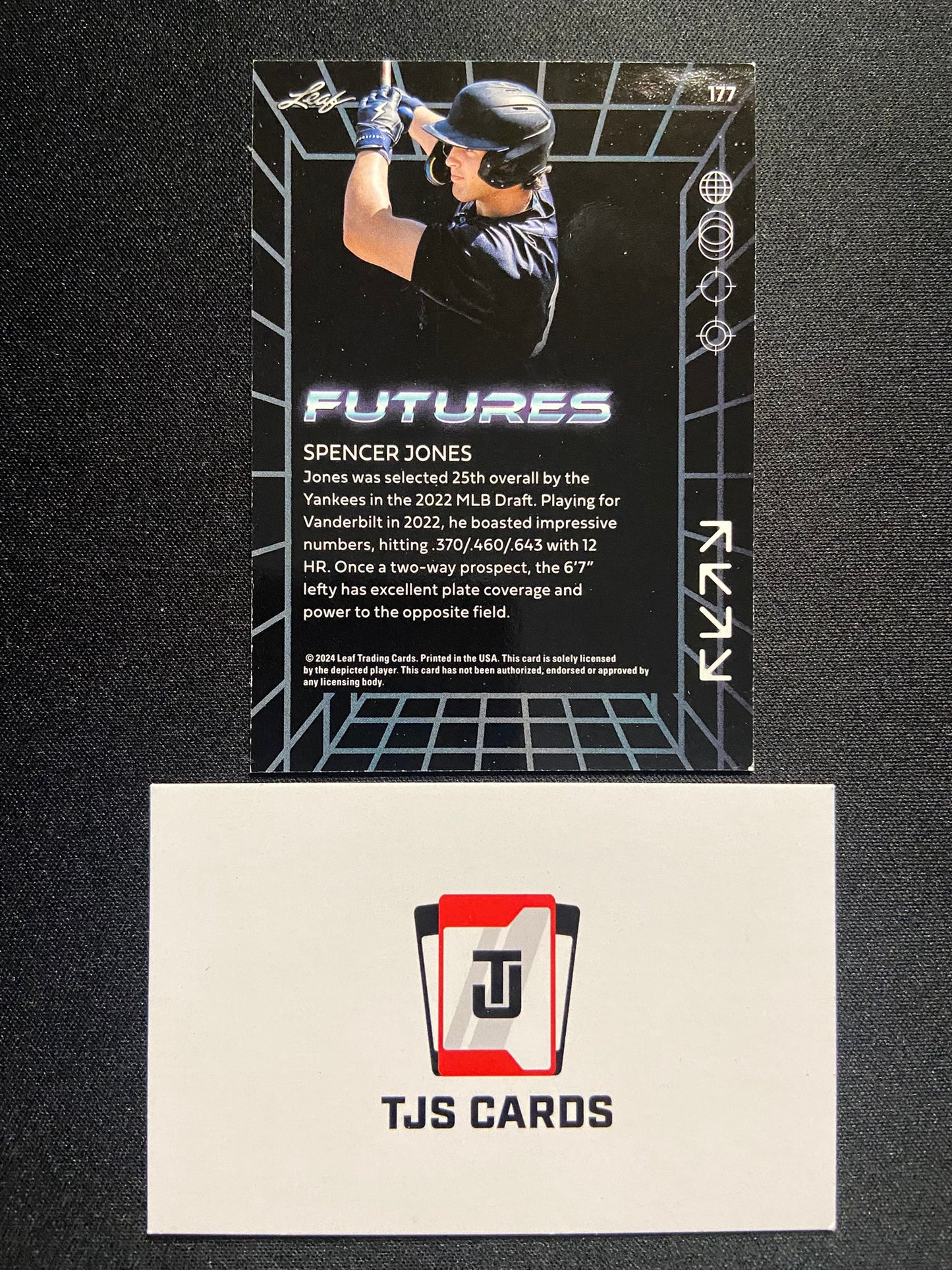 Spencer Jones - Purple /49 - Leaf Futures 2024