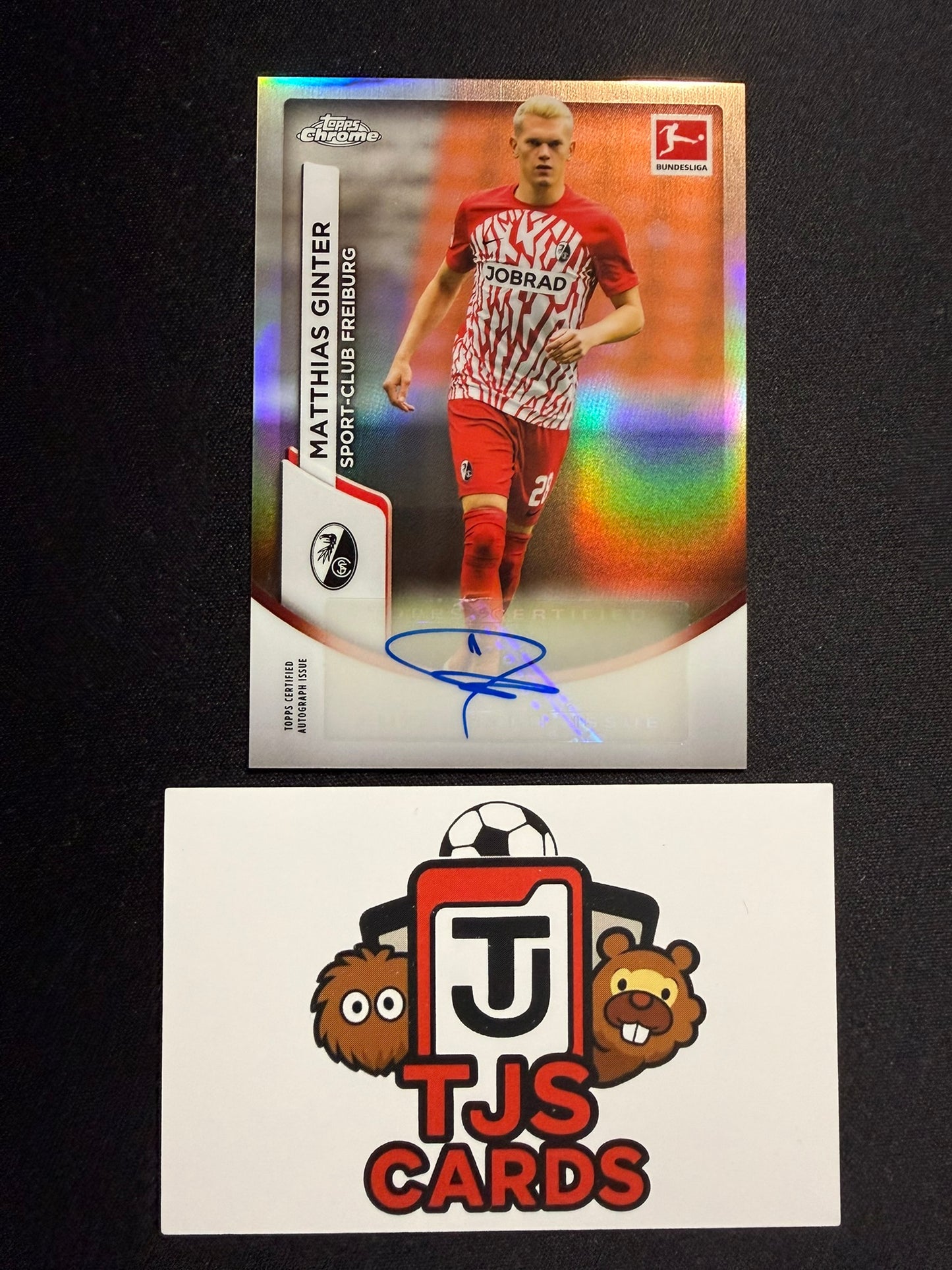 Matthias Ginter - Auto - TOPPS Chrome Bundesliga 2023/24