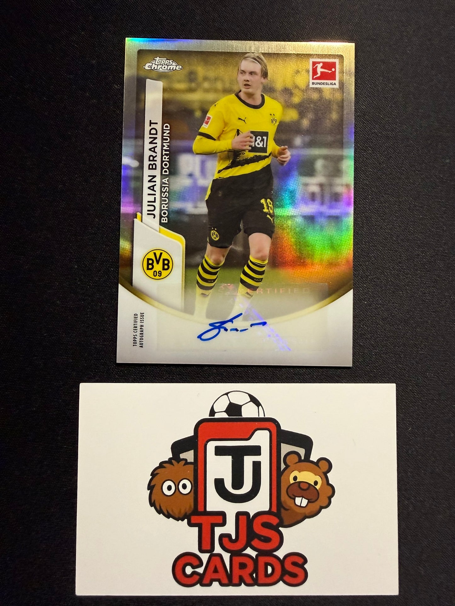 Julian Brandt - Auto - TOPPS Chrome Bundesliga 2023/24