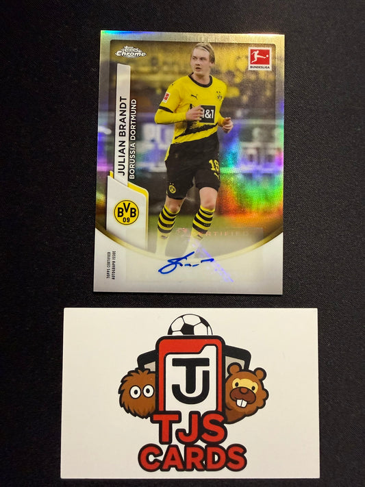 Julian Brandt - Auto - TOPPS Chrome Bundesliga 2023/24